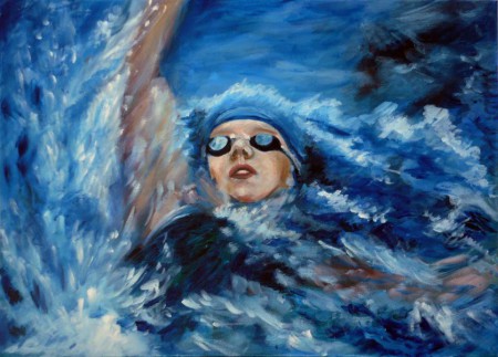 Versenyben 50x70 olaj vászon Ár: 120.000 Ft